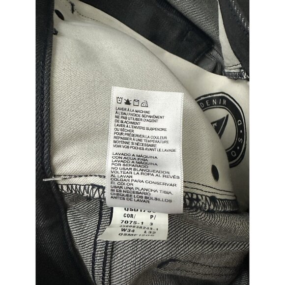 Quiksilver Men’s Jeans Revolver Straight Fit Size 34 x 32 New - Picture 15 of 16